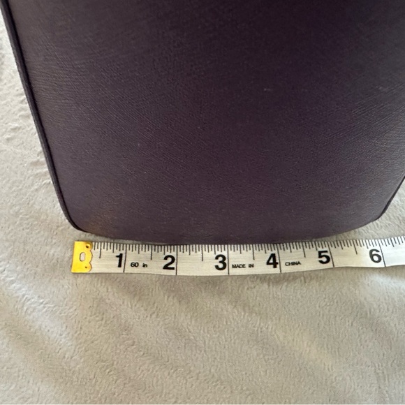 Tory Burch York Buckle Tote in Purple Iris - Picture 14 of 16